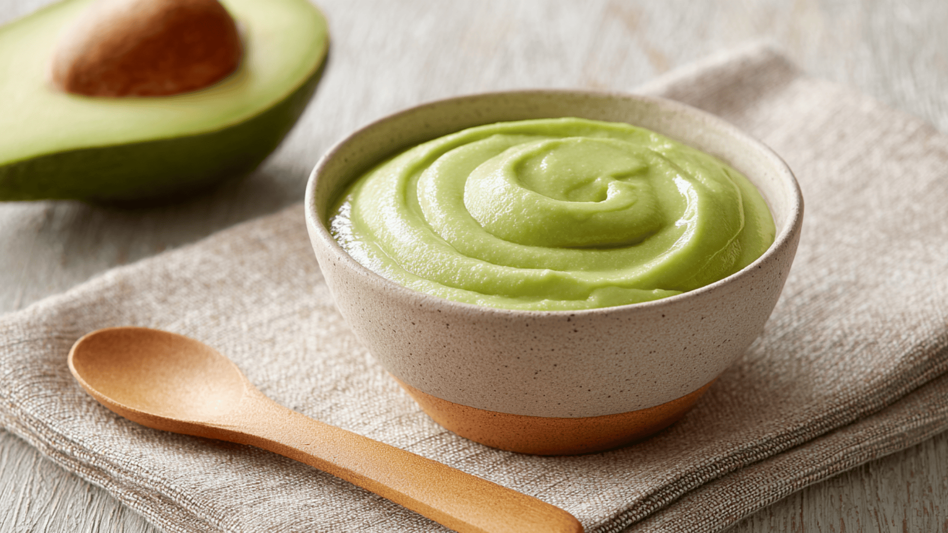 avocado cream homemade baby food