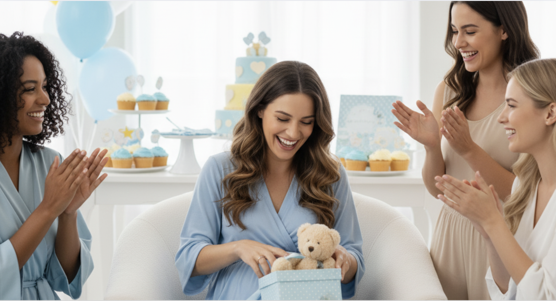 baby shower candid shots