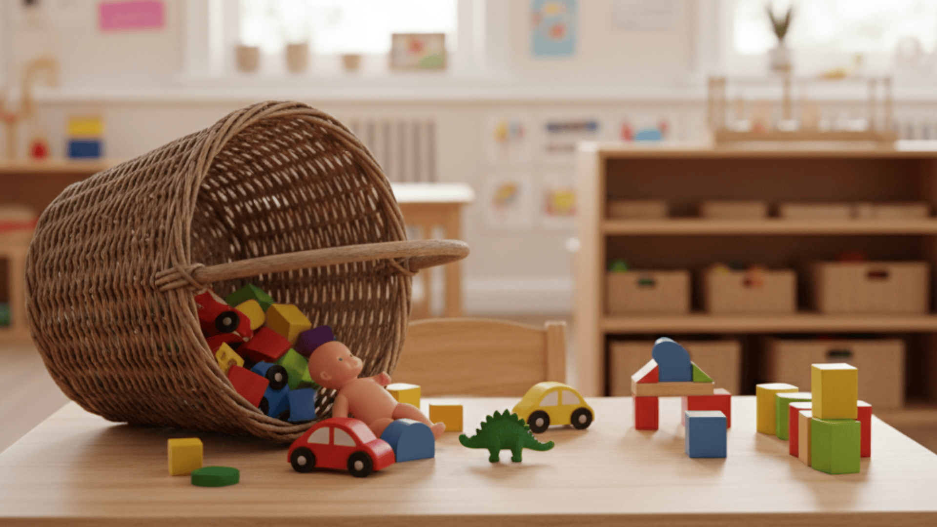 basket of toys sorting challenge math activities for preschoolers