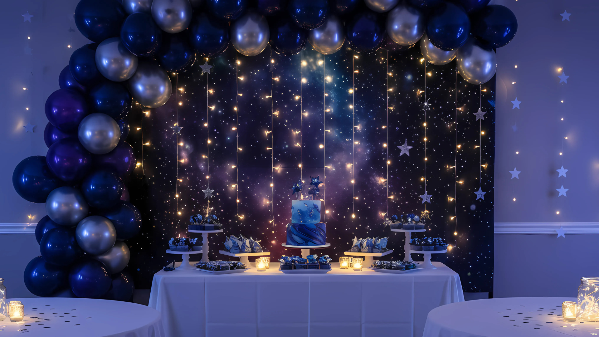 celestial galaxy theme