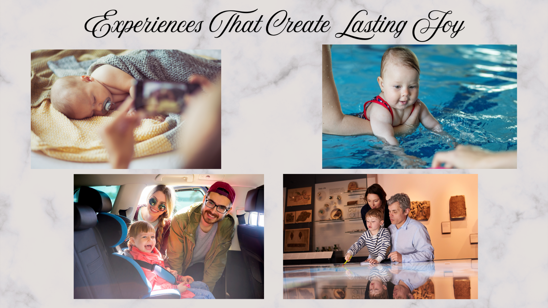 experiences that create lasting joy