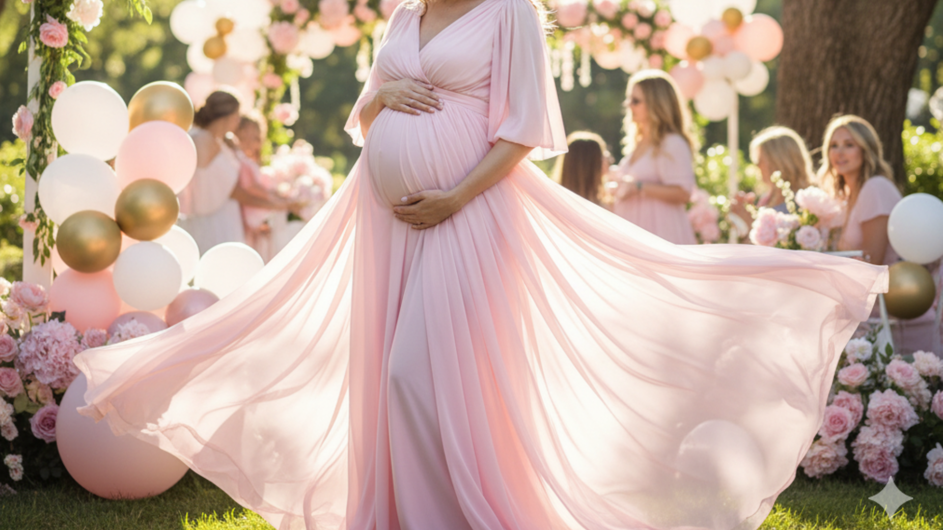 flowing maternity dresses