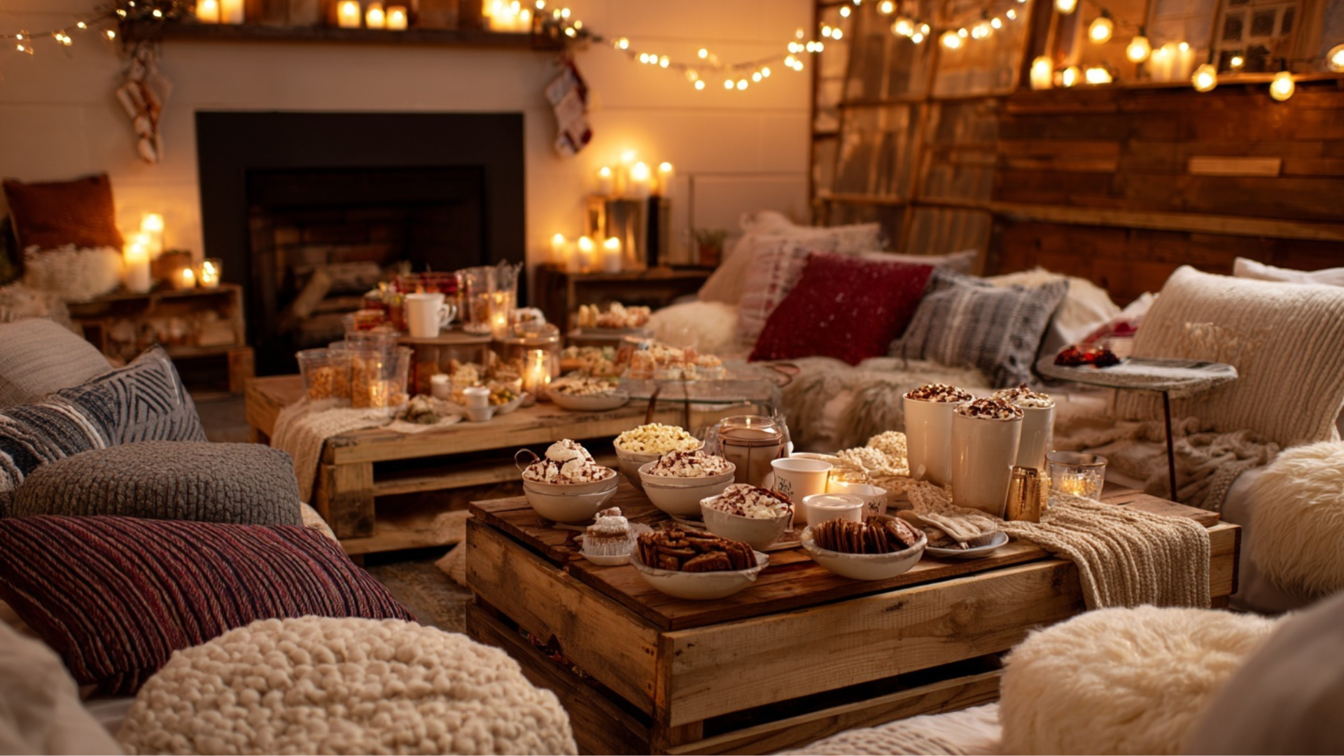 hot cocoa pajama party