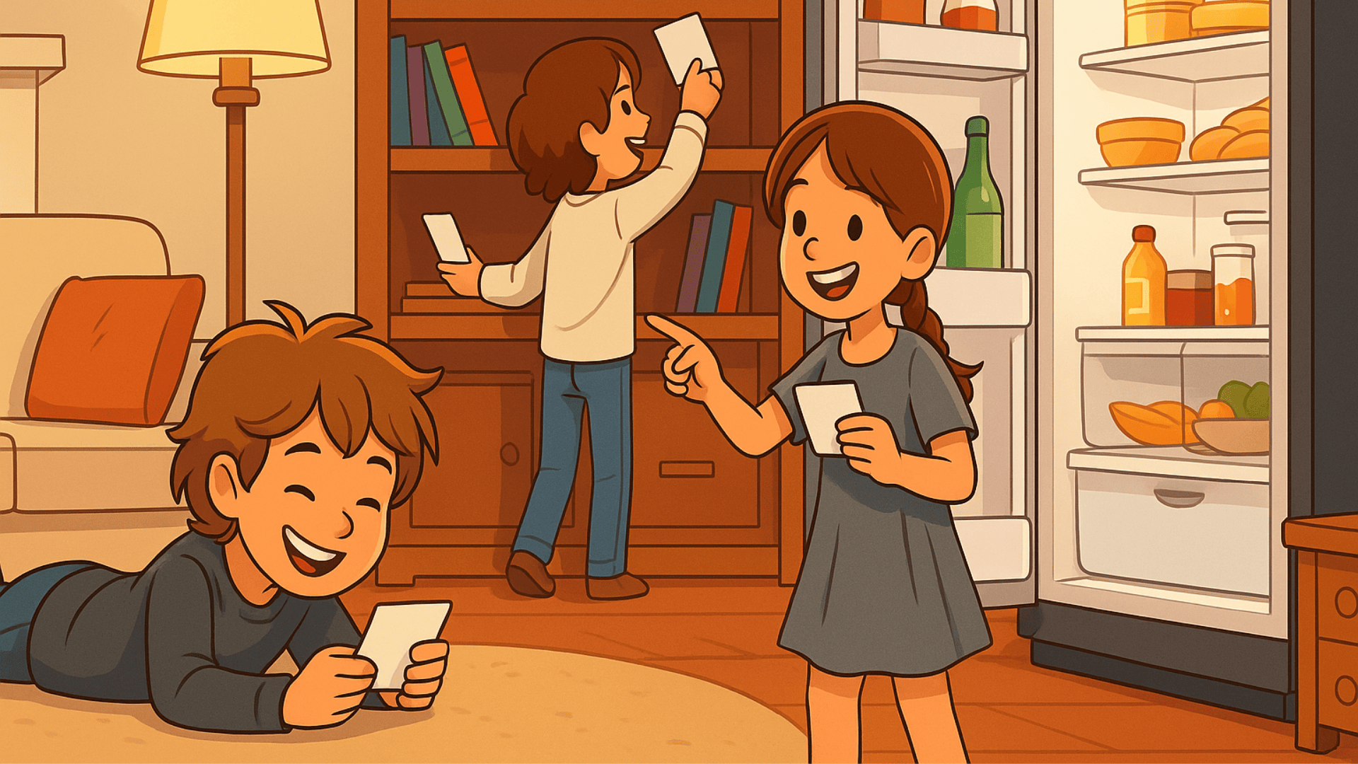 indoor scavenger hunt clues