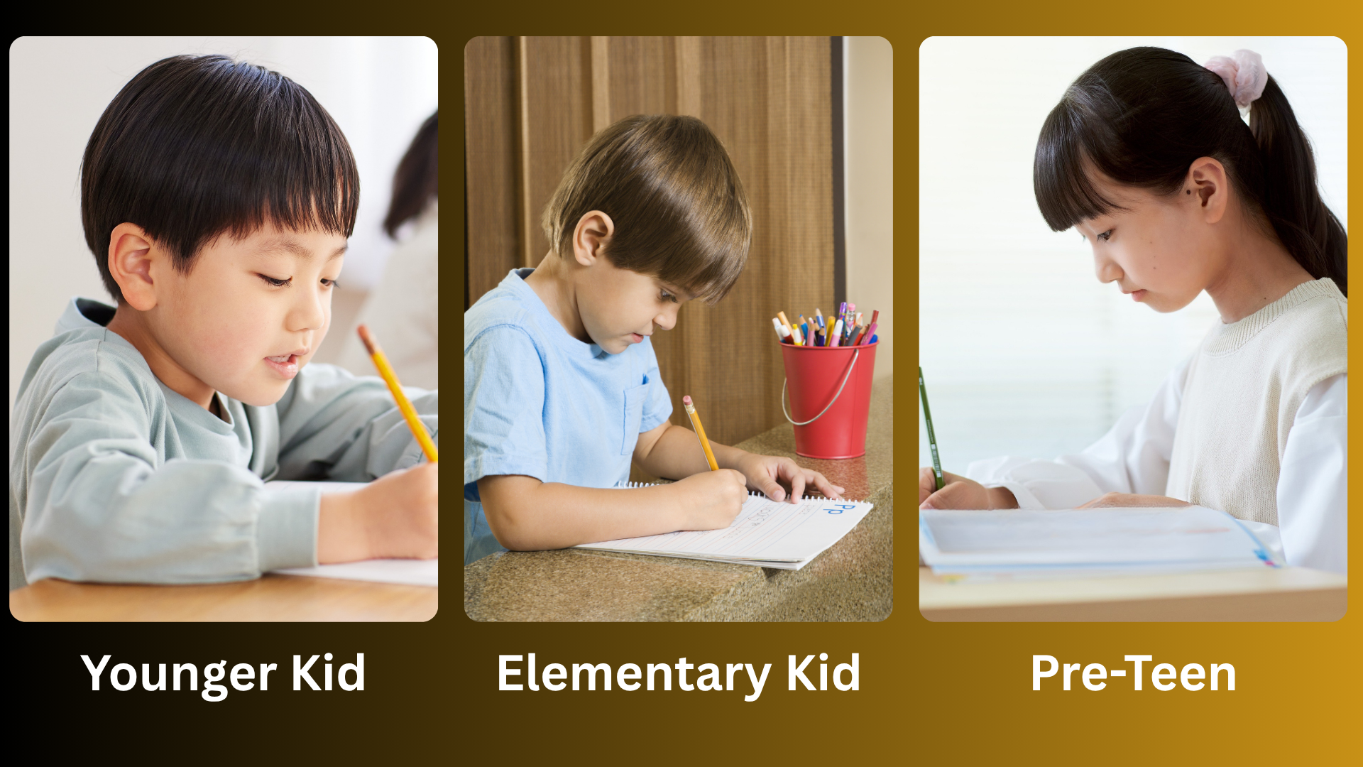 kids journal prompt by age group