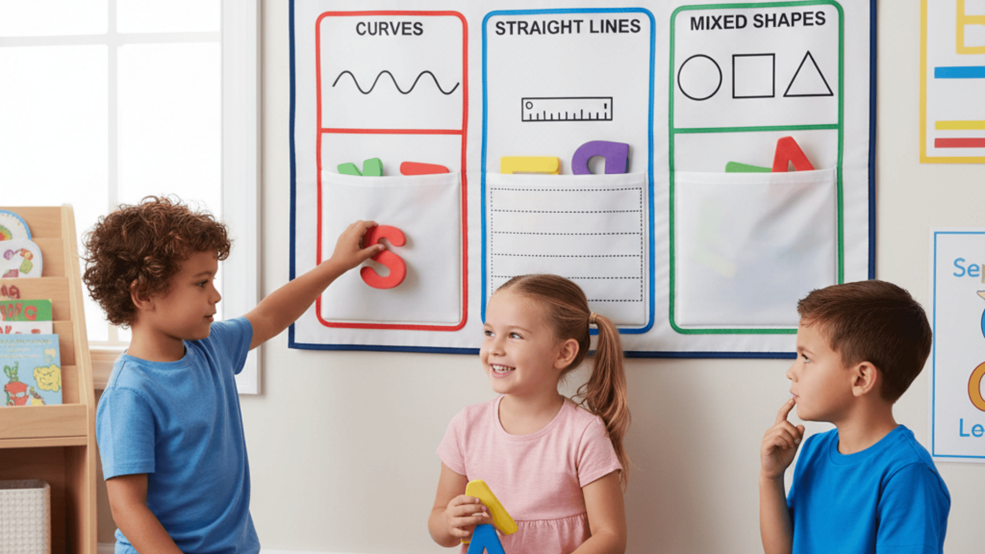 letter sorting by shape