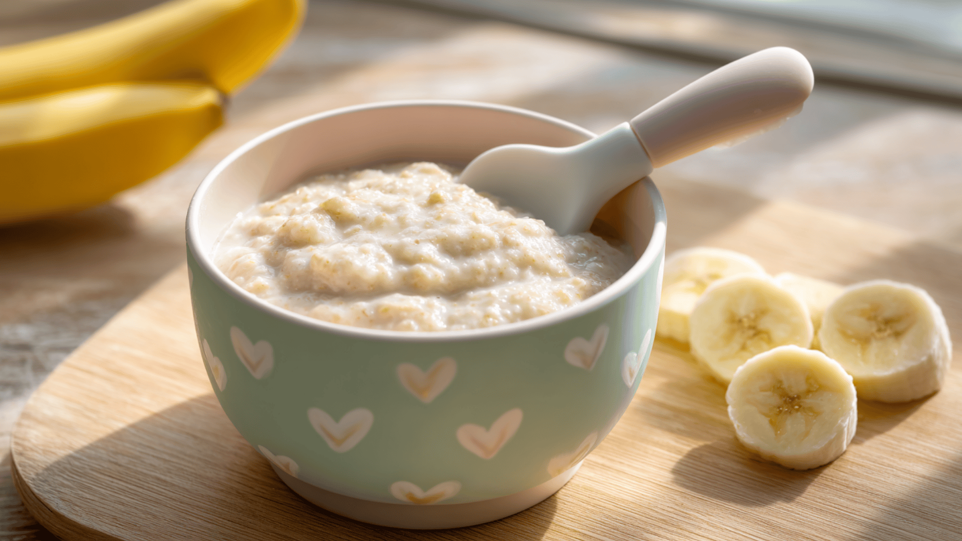 oatmeal with banana homemade baby food