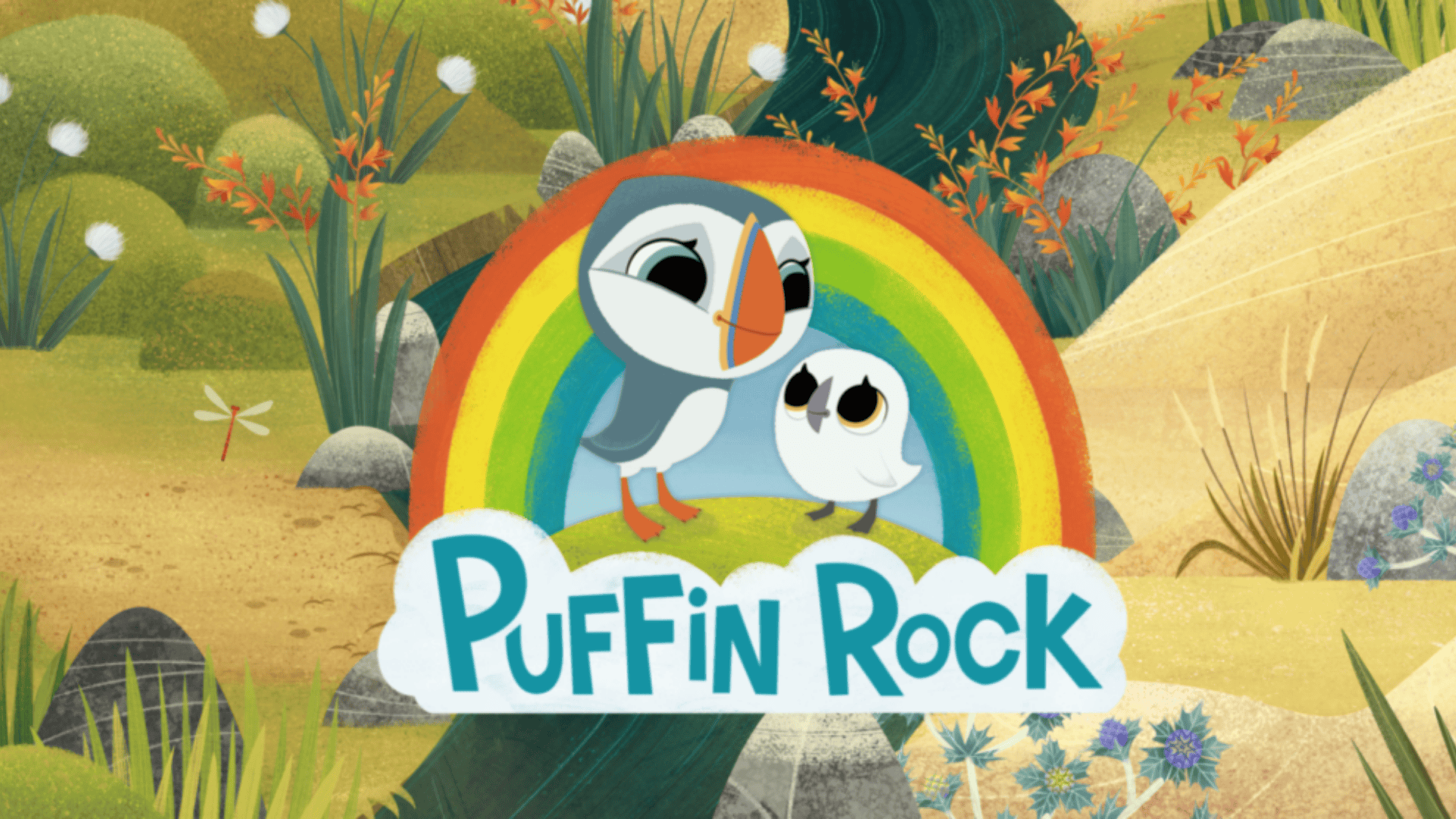 puffin rock low stimulation show for toddlers