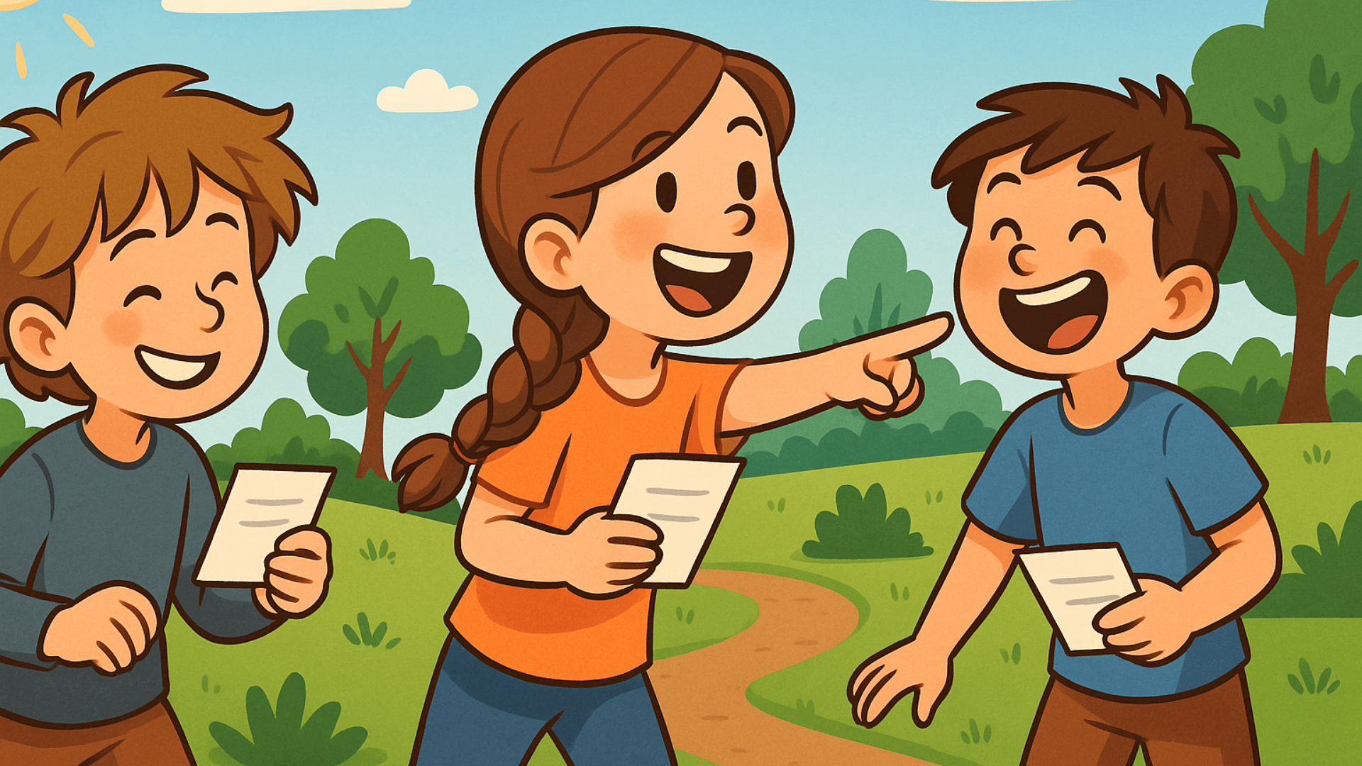 scavenger hunt clues for kids