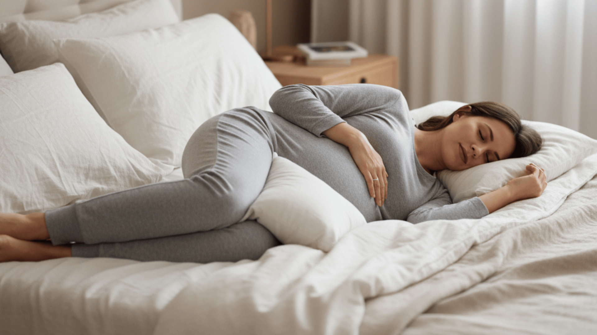 side sleeping with pillow between knees