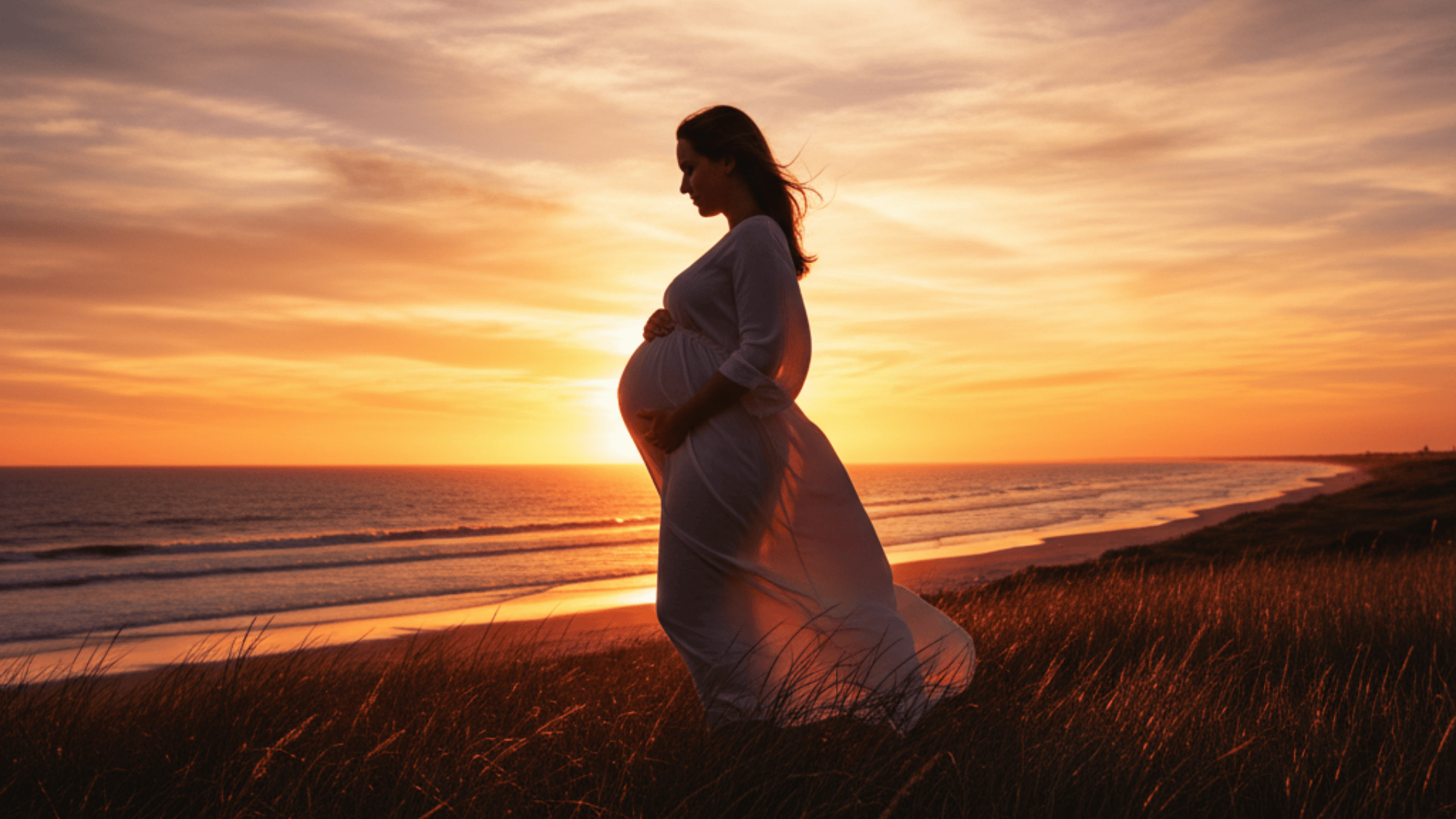 silhouette at sunset