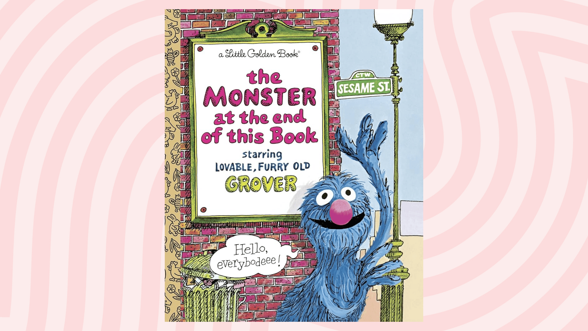 there s a monster at the end of this book by jon stone